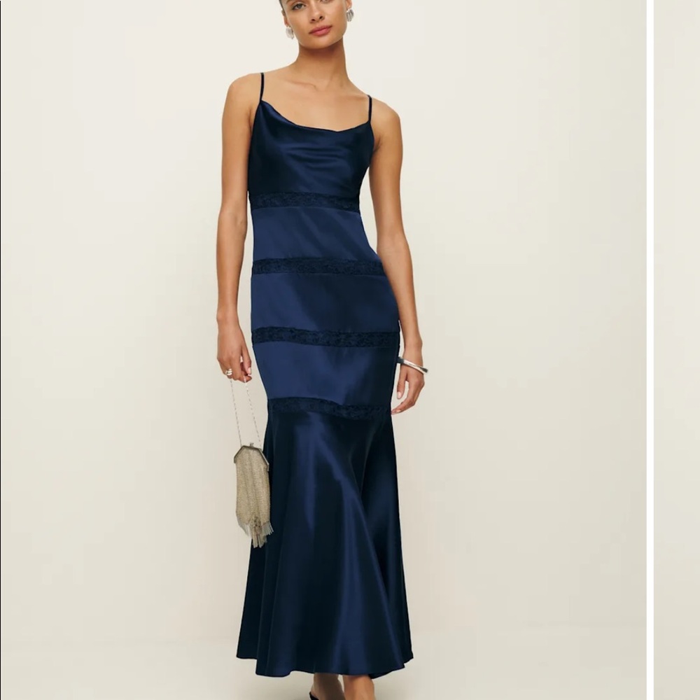 Reformation Riah Silk Dress